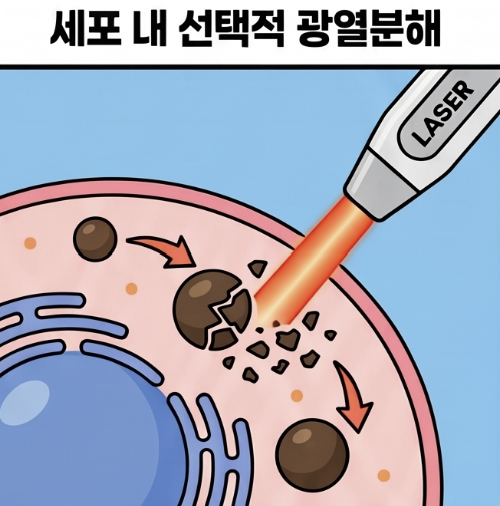 기미 레이저토닝은 어떤 원리로 작용하나요?