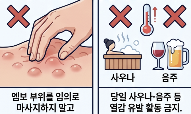 리쥬란힐러 후 엠보 자국은 왜 생기나요? 5 엠보와 붓기를 줄이려면 어떻게 관리하나요?