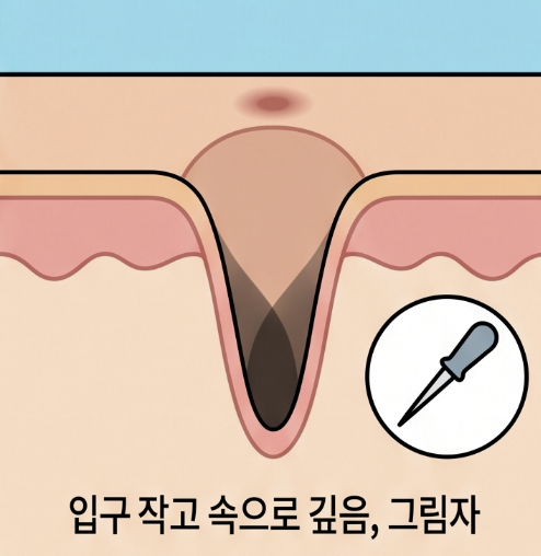 여드름 흉터 종류, 내 흉터는 어떤 유형일까요? 5 아이스픽 흉터는 왜 더 깊어 보이나요?